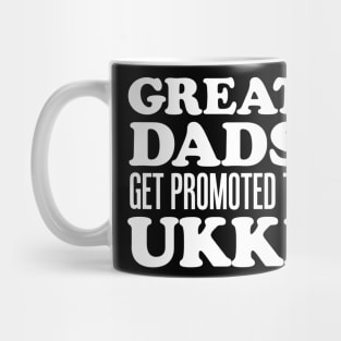 Mens Great Dads Get Promoted To Ukki Finnish Grandfather Mug